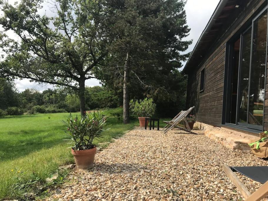 Maison De Bois En Pleine Nature A 20 Min De Beaune Montceau-et-Echarnant Exterior foto